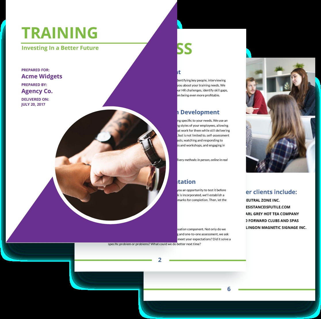 Training Proposal Template Free Sample Proposify 