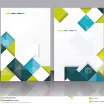 Vector Brochure Template Design With Cubes And Arrows Elements