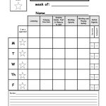 Weekly Behavior Report Templatepdf Google Drive Education