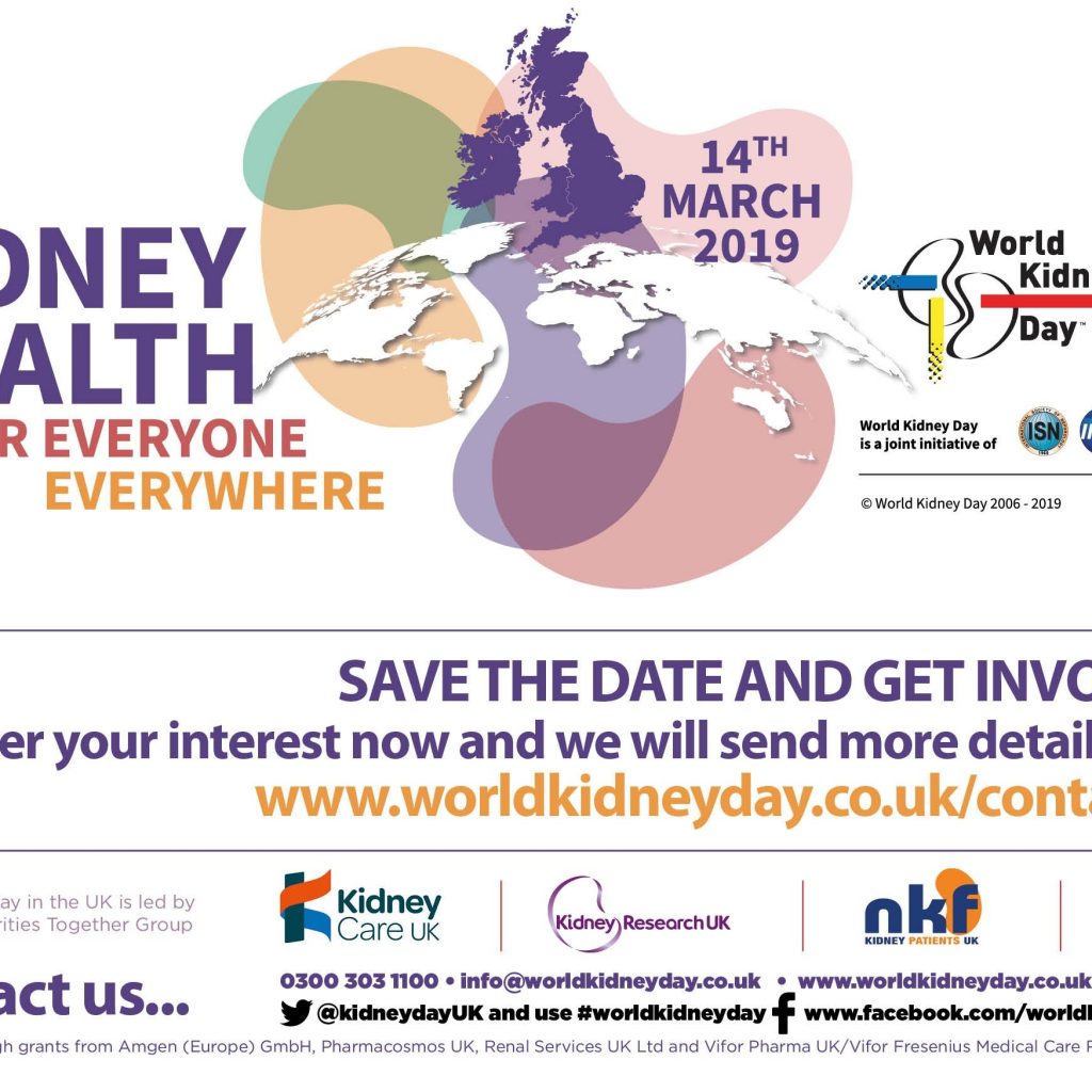 World Kidney Day 2019 Kidney Care Uk