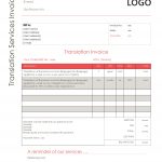 Your Translation Invoice 9 Point Blueprint Free Templates