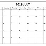 July 2019 Calendar B2 Free Printable Calendar Free Printable