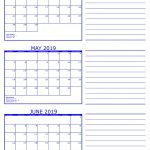 3 Month Calendar April May June 2019 April May June 2019calendar