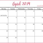 April 2019 Calendar Printable Fresh Calendars