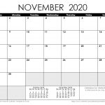 Printable Calendar November And December 2020 2020 Calendar