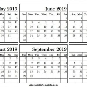 Printable May October 2019 Calendar Archives All Printable Template