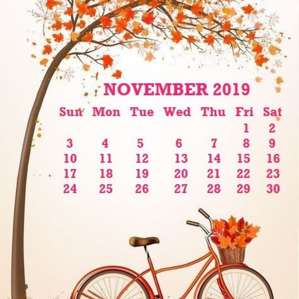 2019 November Iphone Calendar Wallpaper Calendar In 2019