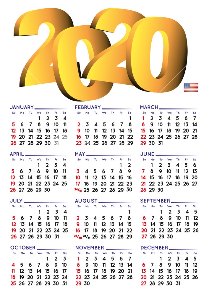 2020 Calendar In English Year 2018 Calendar Calendar 2018 Week