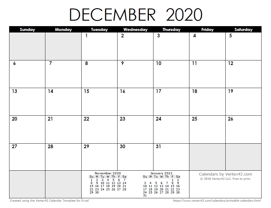 2020 Calendar Templates And Images