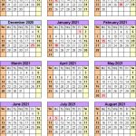 Academic Calendars 20202021 Free Printable Pdf Templates