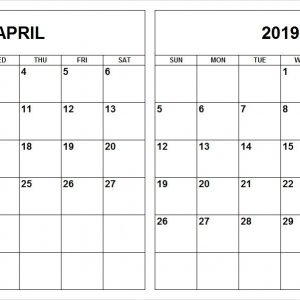 April May 2019 Calendar Template April Calendar 2019 Printable