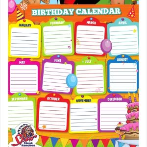 Birthday Calendar 11 Free Word Pdf Psd Documents Download