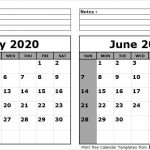 Blank Calendar May June 2020 2018 Calendar 2021 Calendar 2018