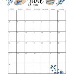 Cute June 2019 Calendar Ons Troue Calendar 2019 Printable Print