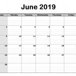 Editable June 2019 Calendar Free Printable Calendar Templates And