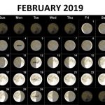 February 2019 Moon Phases Calendar Moon Phases Moon Phase