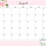 Free Printable August 2019 Calendar Cute Magic Calendar 2019 Printable