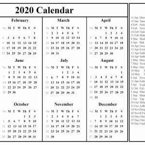 Free Printable Sri Lanka Calendar 2020 Pdf Excel Word Format