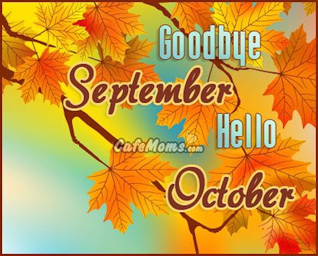 Goode September Hello October Quote Pictures Photos And Images