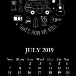 Iphone July 2019 Calendar Wallpaper Calender 2019 In 2019