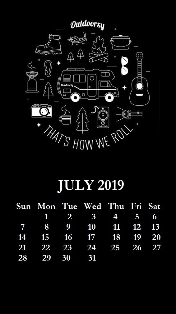 Iphone July 2019 Calendar Wallpaper Calender 2019 In 2019