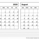 July And August 2020 Calendar 2018 Calendar December Calendar