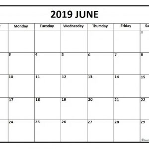 June 2019 Calendar June 2019calendar June2019 Junecalendar