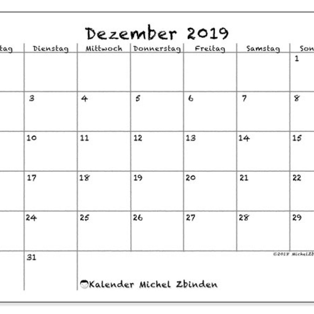 Kalender Dezember 2019 77ms Michel Zbinden De