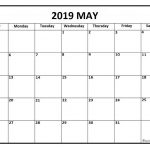 May 2019 Calendar Word Free May 2019 Calendar Printable Templates