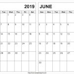 May And June 2019 Calendar 2 Months Printable Templates