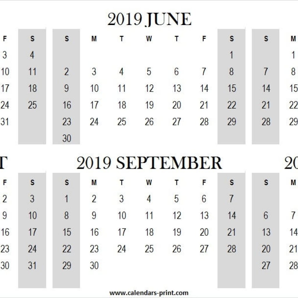 Monthly May October 2019 Calendar Template Editable Calendar 2019