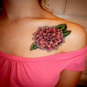 November Birth Flower Tattoo Google Search Tattoos Dahlia