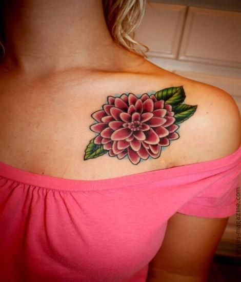 November Birth Flower Tattoo Google Search Tattoos Dahlia