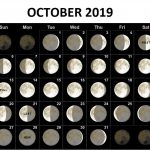 October 2019 Moon Phases Calendar 2019 Calendars Moon Phase