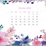 October 2020 Desktop Calendar Wallpapers Free Printable Calendar