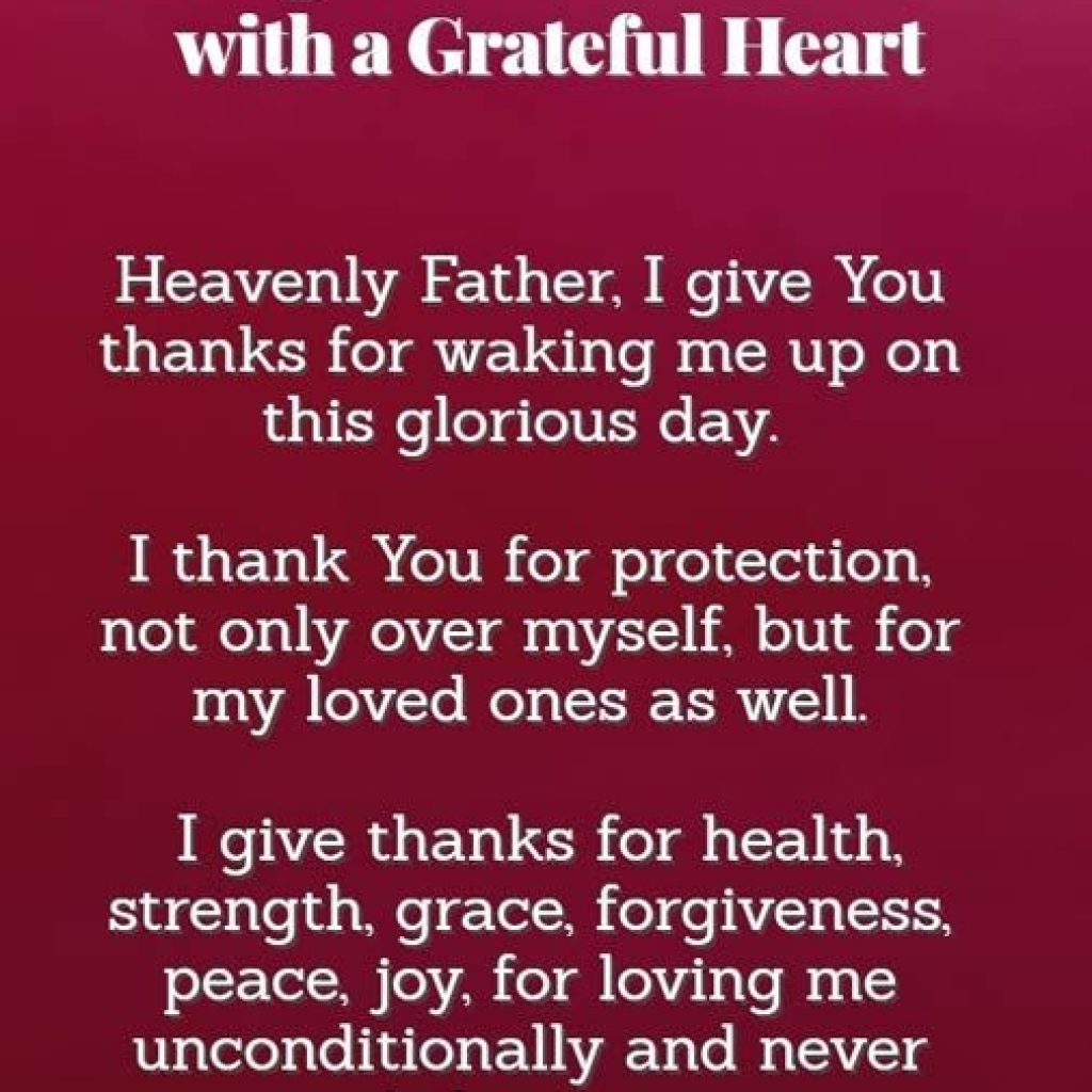 Thanksgiving Prayer Giving Thanks To The Lord With A Grateful