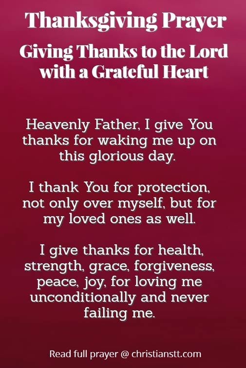 Thanksgiving Prayer | Qualads