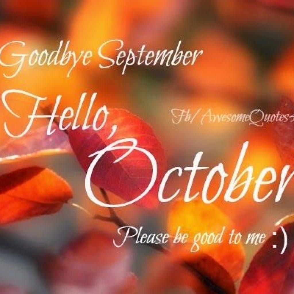 Welcome October Quotes Hello October Quotes Free Internet