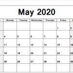 May 2020 Calendar Word | Printable Calendar Template, Free