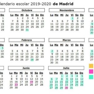 Calendario Escolar 2019-2020: Así Será El Calendario Escolar