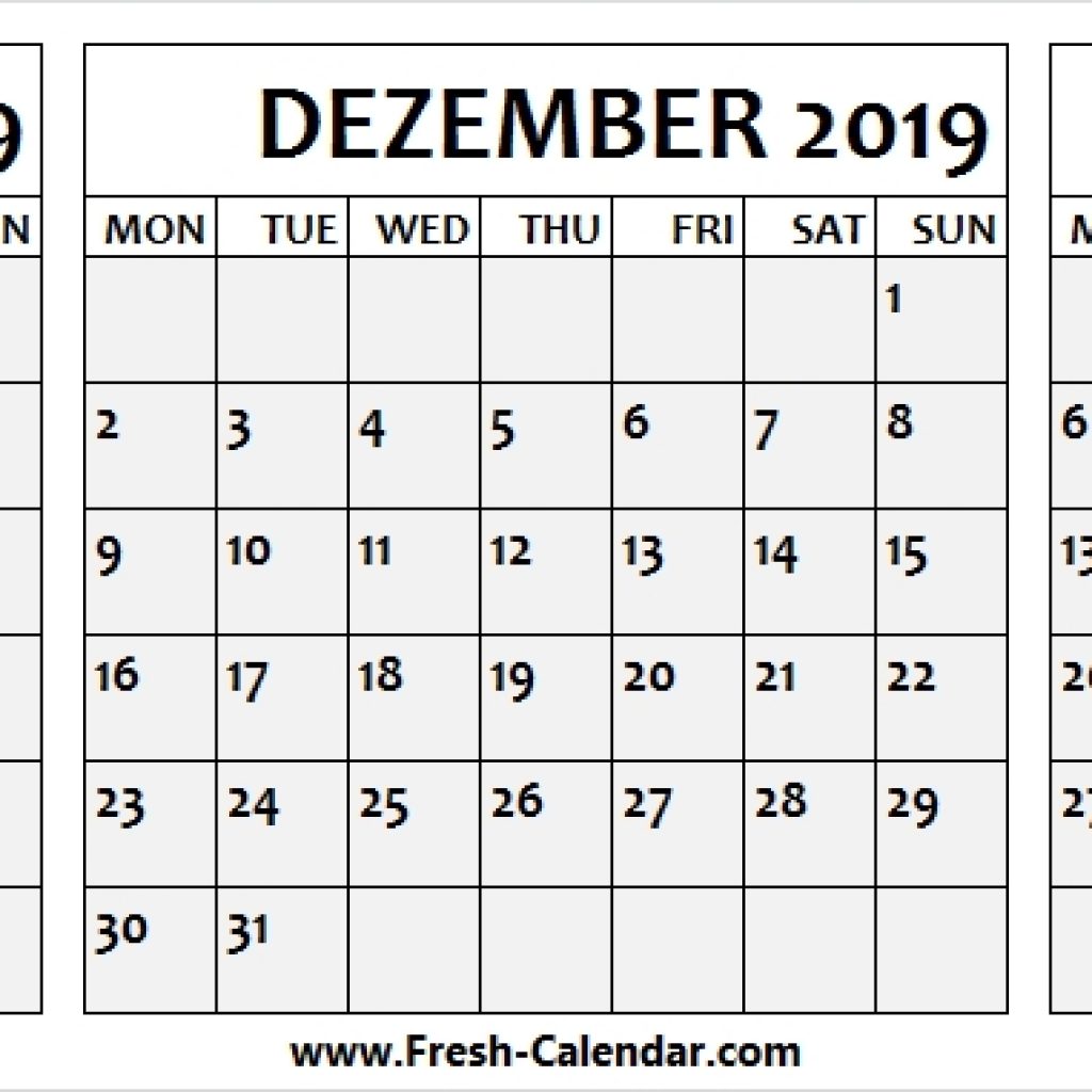 Kalender November Dezember 2019 Januar 2020 Pinterest