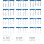 2020 Calendar - Australia With Holidays