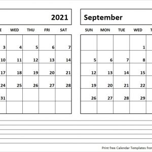 August-And-September-2021-Calendar - All 12 Month Calendar