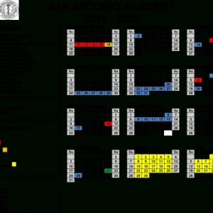 2019-2020 Annual Calendar - San Antonio Academy Of Texas