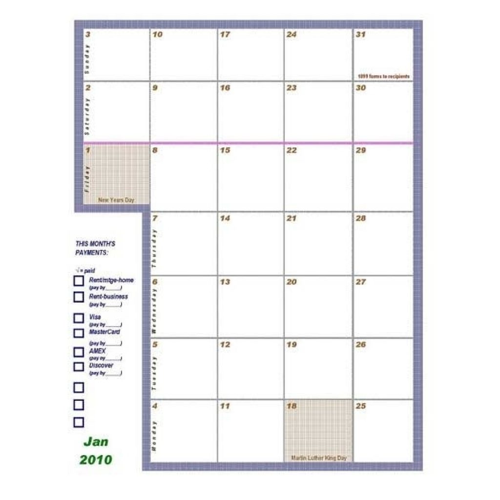 Bill Reminder Calendar | Calendar, Interior Design Website