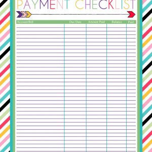 Free Printable Bill Pay Calendar Templates