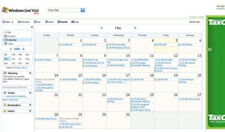 Images: A Look At Web-Based Calendars - Page 2 | Zdnet