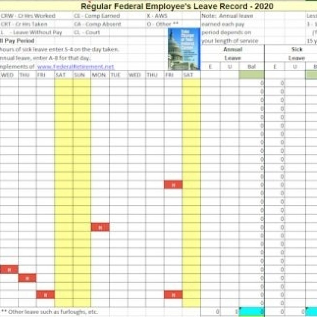 2020 Leave Chart &amp; Schedule Tracker Now Available | Federal