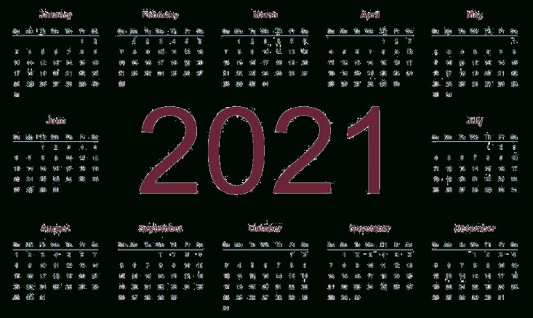 2021 Calendar Png Transparent Images | Png All