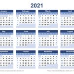 2021 Calendar Templates And Images